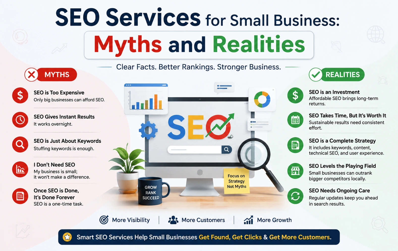 SEO Services for Small Business: Myths and Realities