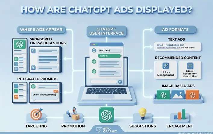 How are ChatGPT Ads displayed Work